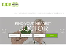 Tablet Screenshot of flmedicalmarijuanadoctor.com